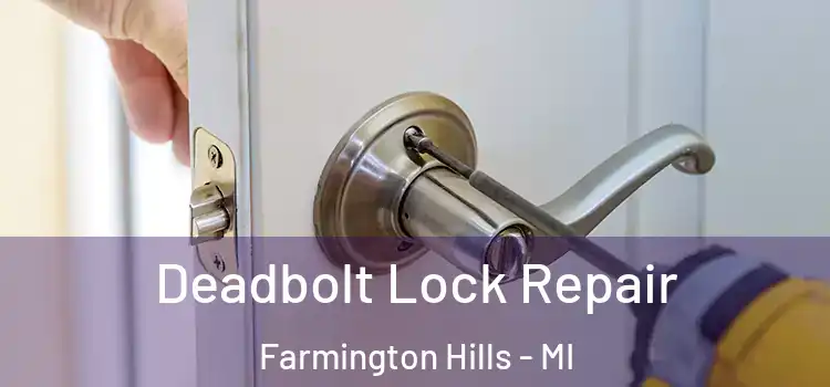  Deadbolt Lock Repair Farmington Hills - MI