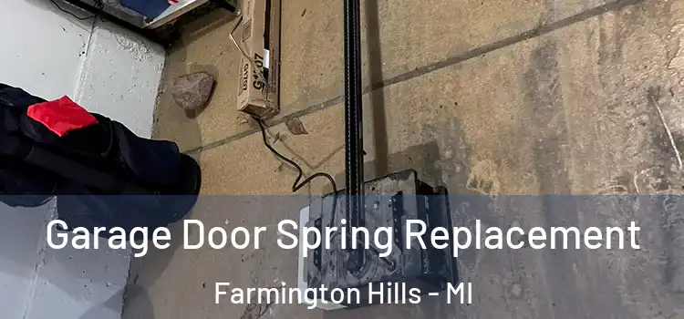  Garage Door Spring Replacement Farmington Hills - MI