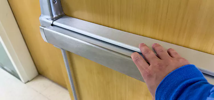 Installing a Push Bar on a Door Farmington Hills