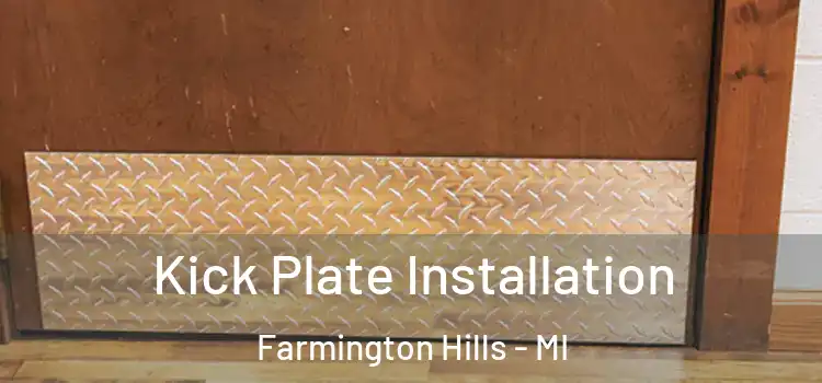  Kick Plate Installation Farmington Hills - MI